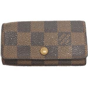 Authentic Louis Vuitton Damier Ebene Multicles 4 Key Holder 2006 France